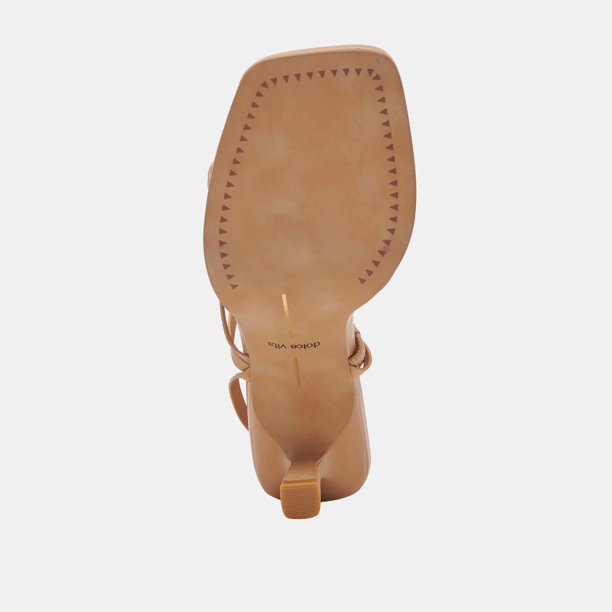 MALABO HEELS LIGHT TAN LEATHER