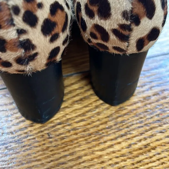Marc Fisher calf hair leopard print heels.  Great condition. Size 6 1/2.