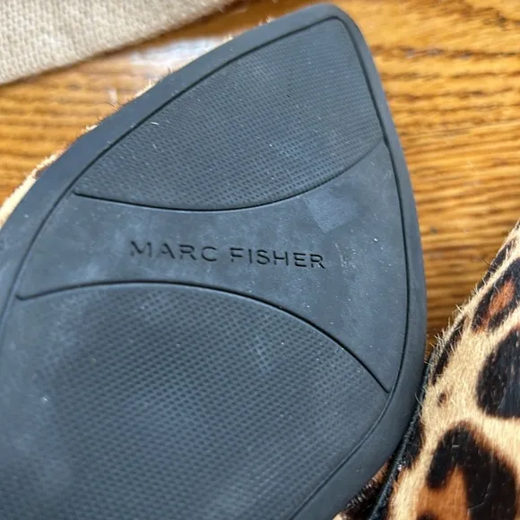 Marc Fisher calf hair leopard print heels.  Great condition. Size 6 1/2.
