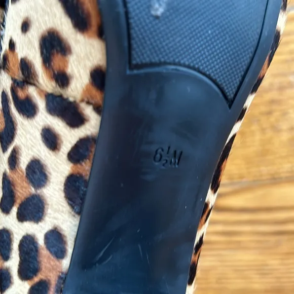 Marc Fisher calf hair leopard print heels.  Great condition. Size 6 1/2.