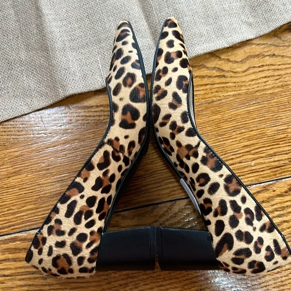Marc Fisher calf hair leopard print heels.  Great condition. Size 6 1/2.