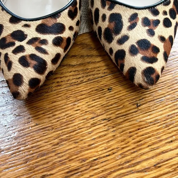 Marc Fisher calf hair leopard print heels.  Great condition. Size 6 1/2.