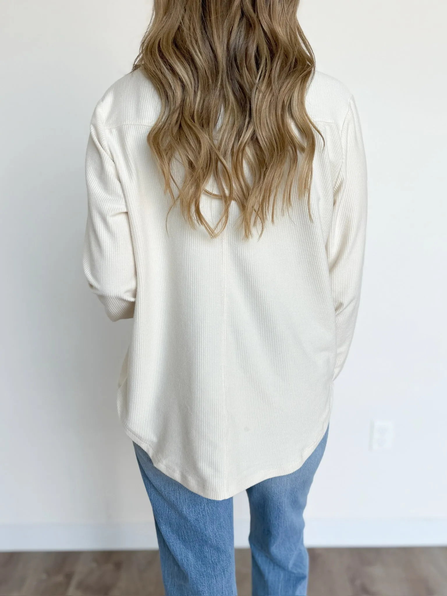 Marleigh Button Down in Ivory