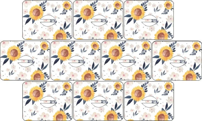 Medtronic Sunflowers Design Patches 10 pack