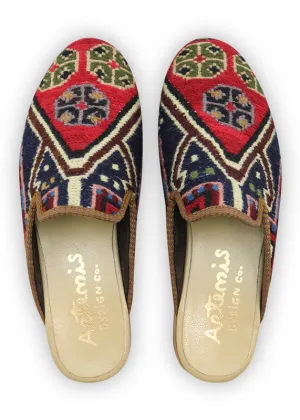 Men's Sumak Kilim Slippers - Size 8