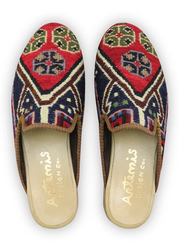 Men's Sumak Kilim Slippers - Size 8