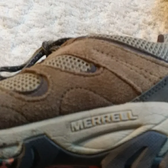 Merrell Air Cushion Hiking Shoes Brown 8.5