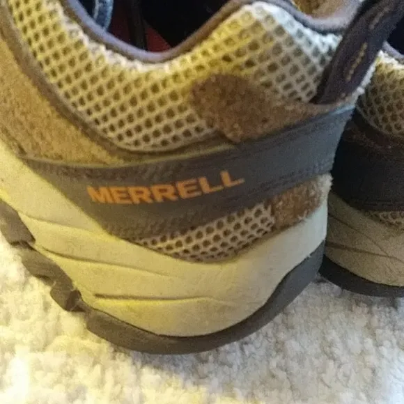 Merrell Air Cushion Hiking Shoes Brown 8.5