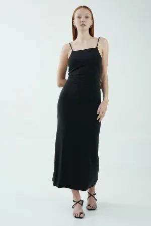 MODE STRAIGHT NECK MAXI | WASHED BLACK