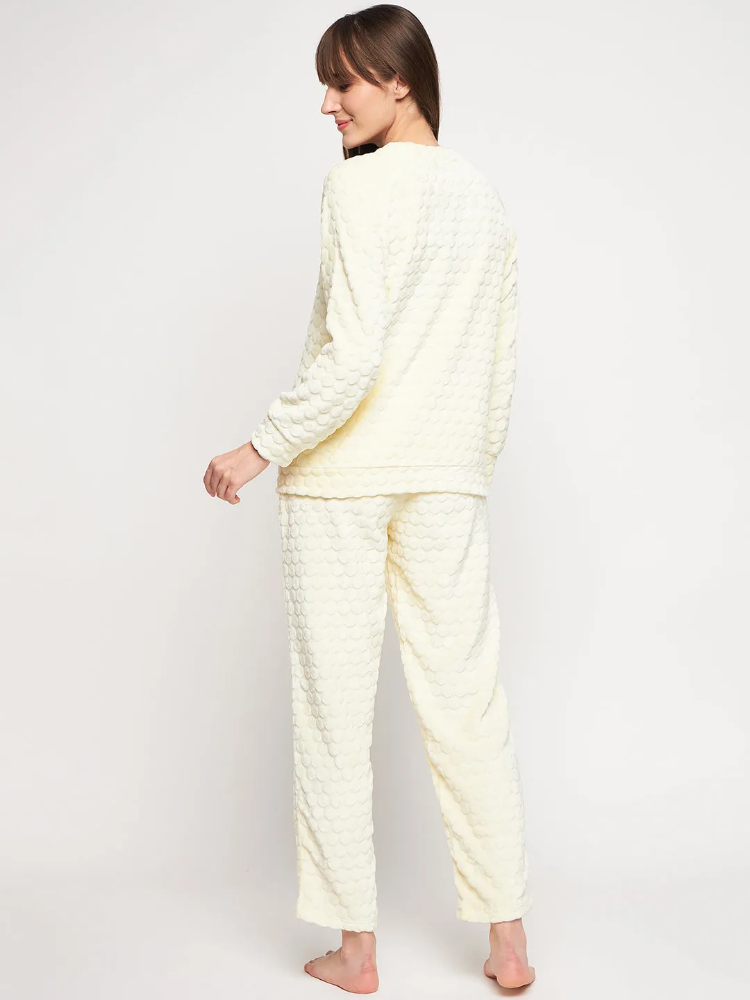 mSECRET Yellow Round Neck Nightsuit