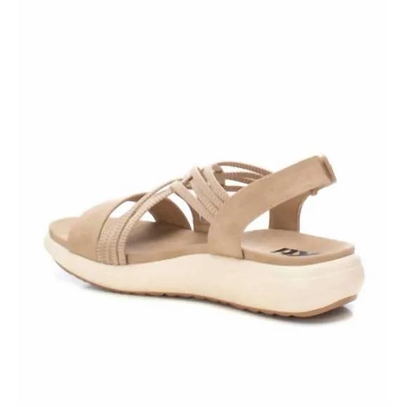 NEW XTI women's wedge sandals in beige