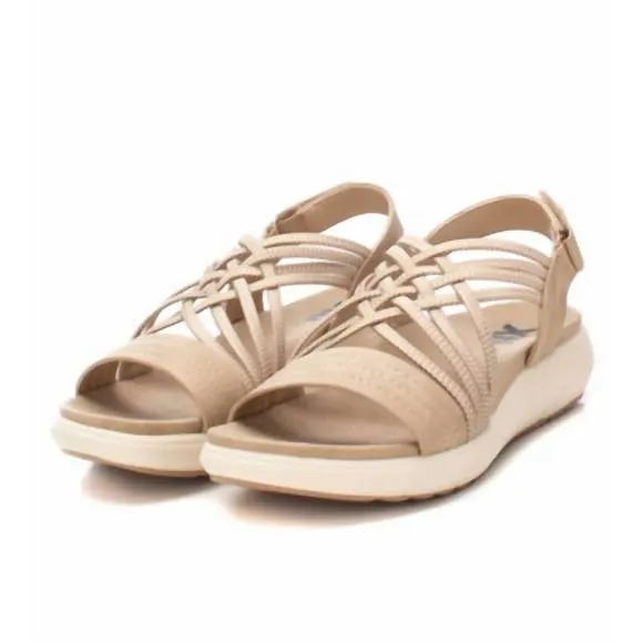 NEW XTI women's wedge sandals in beige