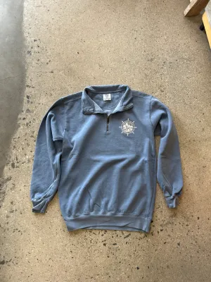 Newport Beach Historical Society Quarter Zip VINTAGE SHIPYARD NAVY