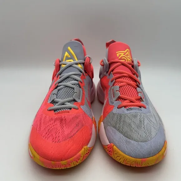 Nike Shoes Youth Size 7 Giannis Immortality 2 Bright Crimson Gray DQ1943-600