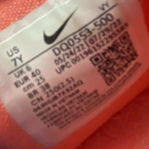 NIKE Zoom Freak 4 “Bahamas” Athletic Shoes Youth Size 7Y