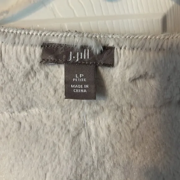 NWT J.Jill Women’s Jacket Shale Brown 2 Side Pockets Super Soft Interior Lining