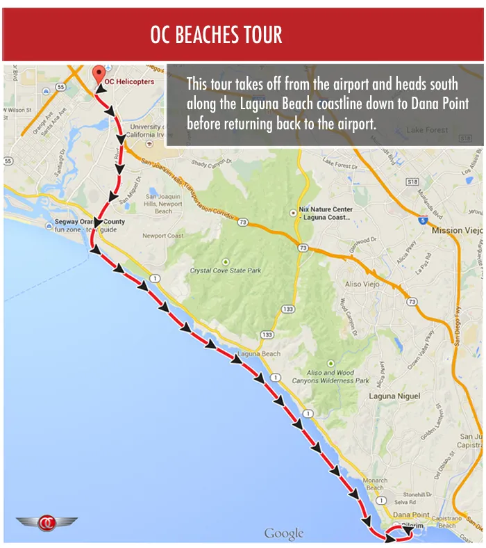 OC Beaches Tour - Private for 2 - Gift Card