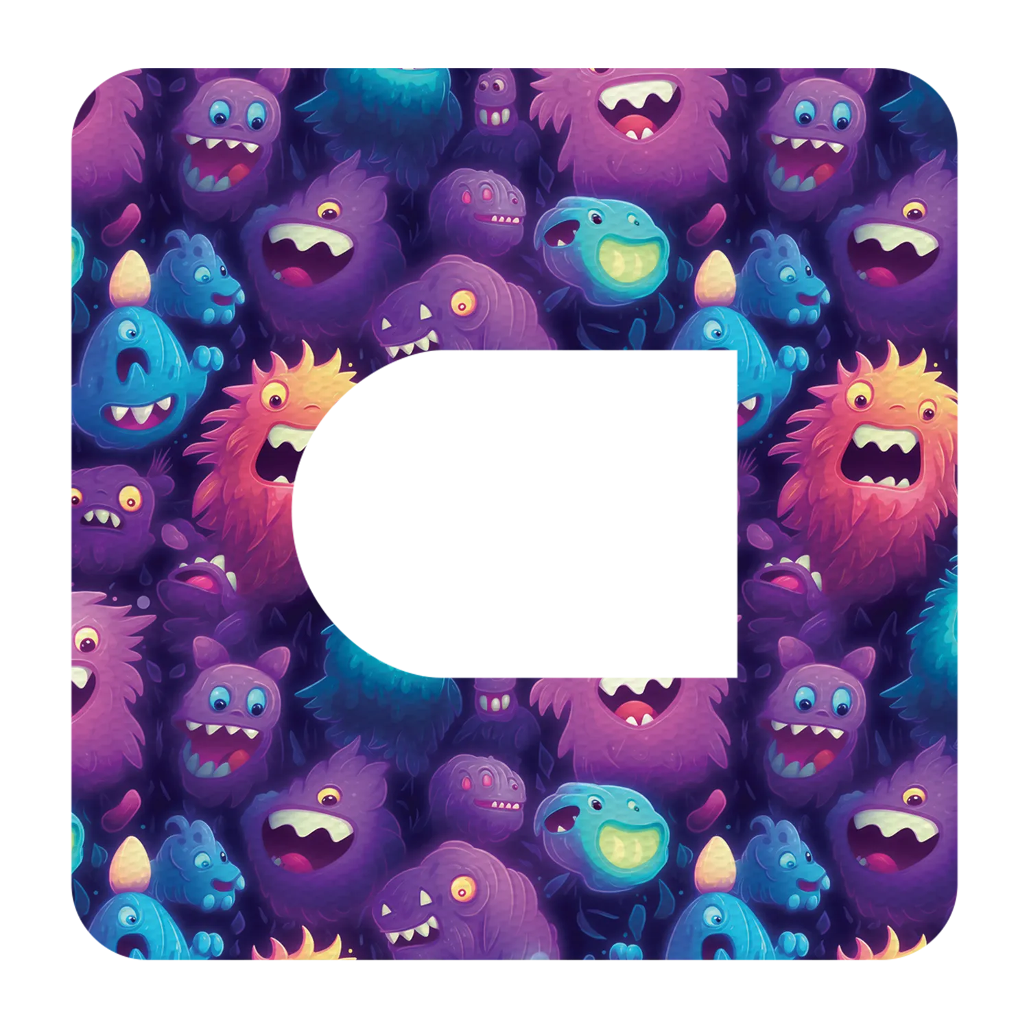 Omnipod Monsters Mix Design Patches