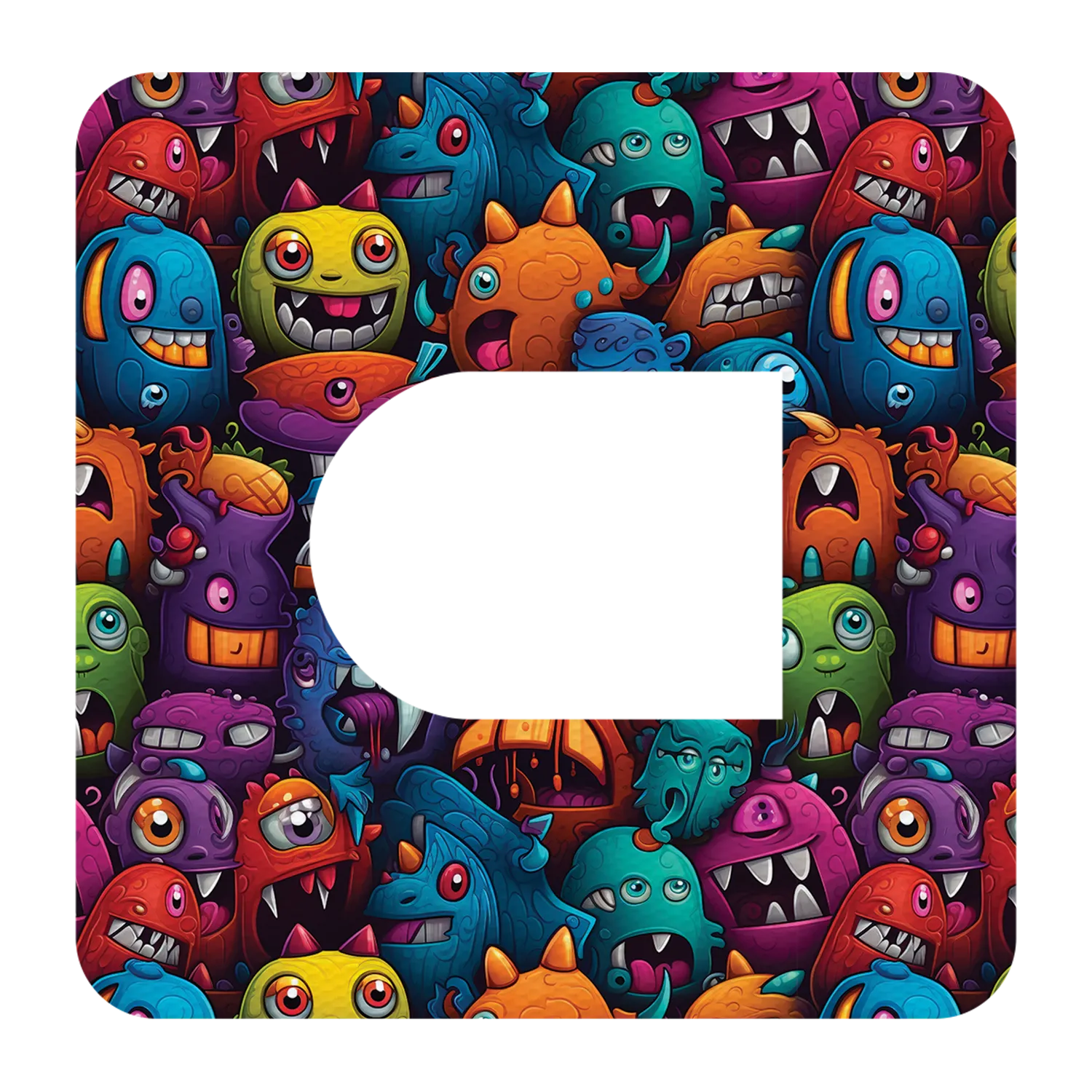 Omnipod Monsters Mix Design Patches