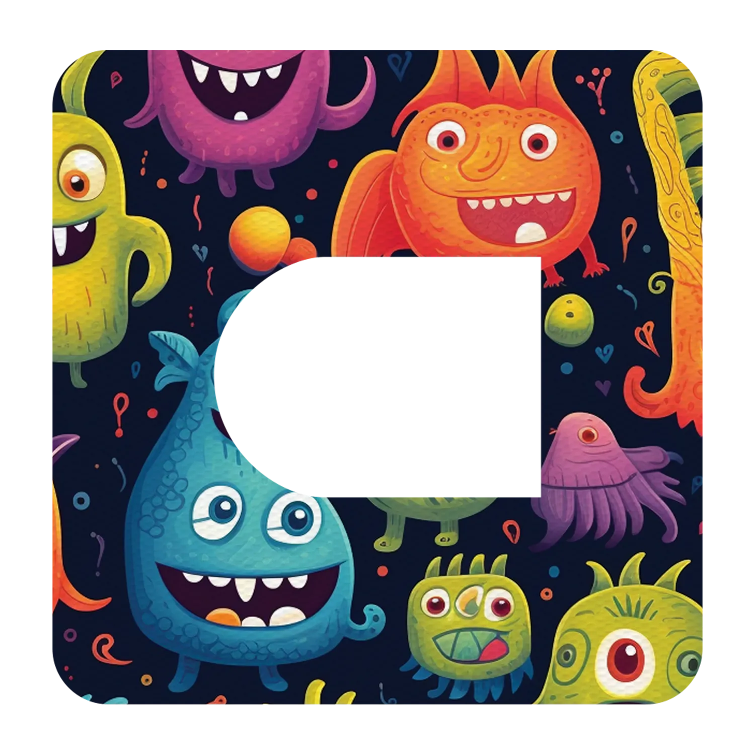 Omnipod Monsters Mix Design Patches