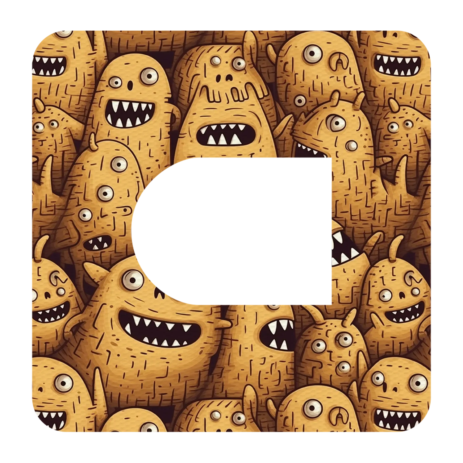 Omnipod Monsters Mix Design Patches