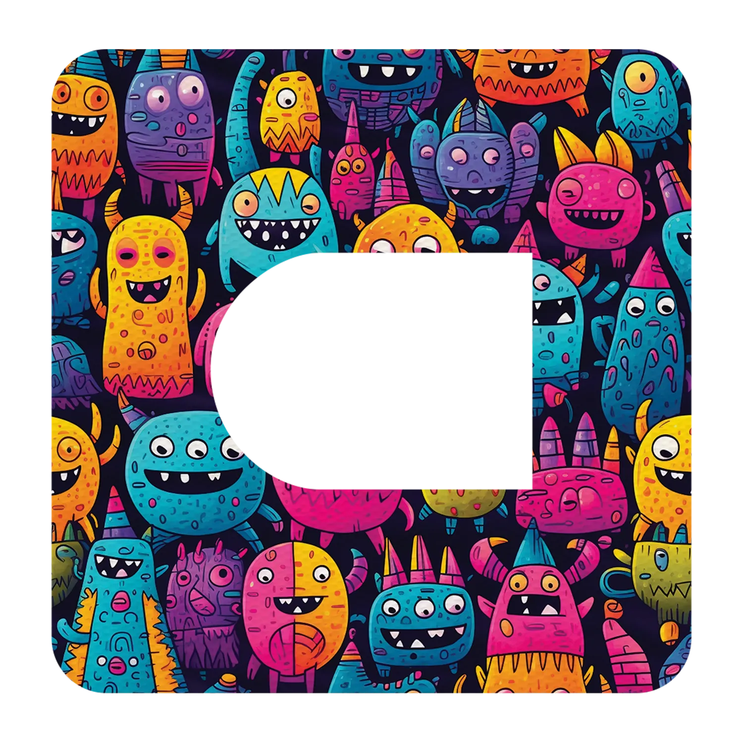 Omnipod Monsters Mix Design Patches