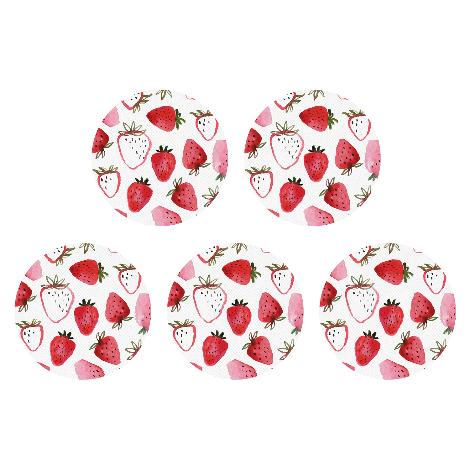 Omnipod Strawberries Design Patches