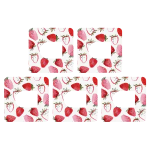 Omnipod Strawberries Design Patches