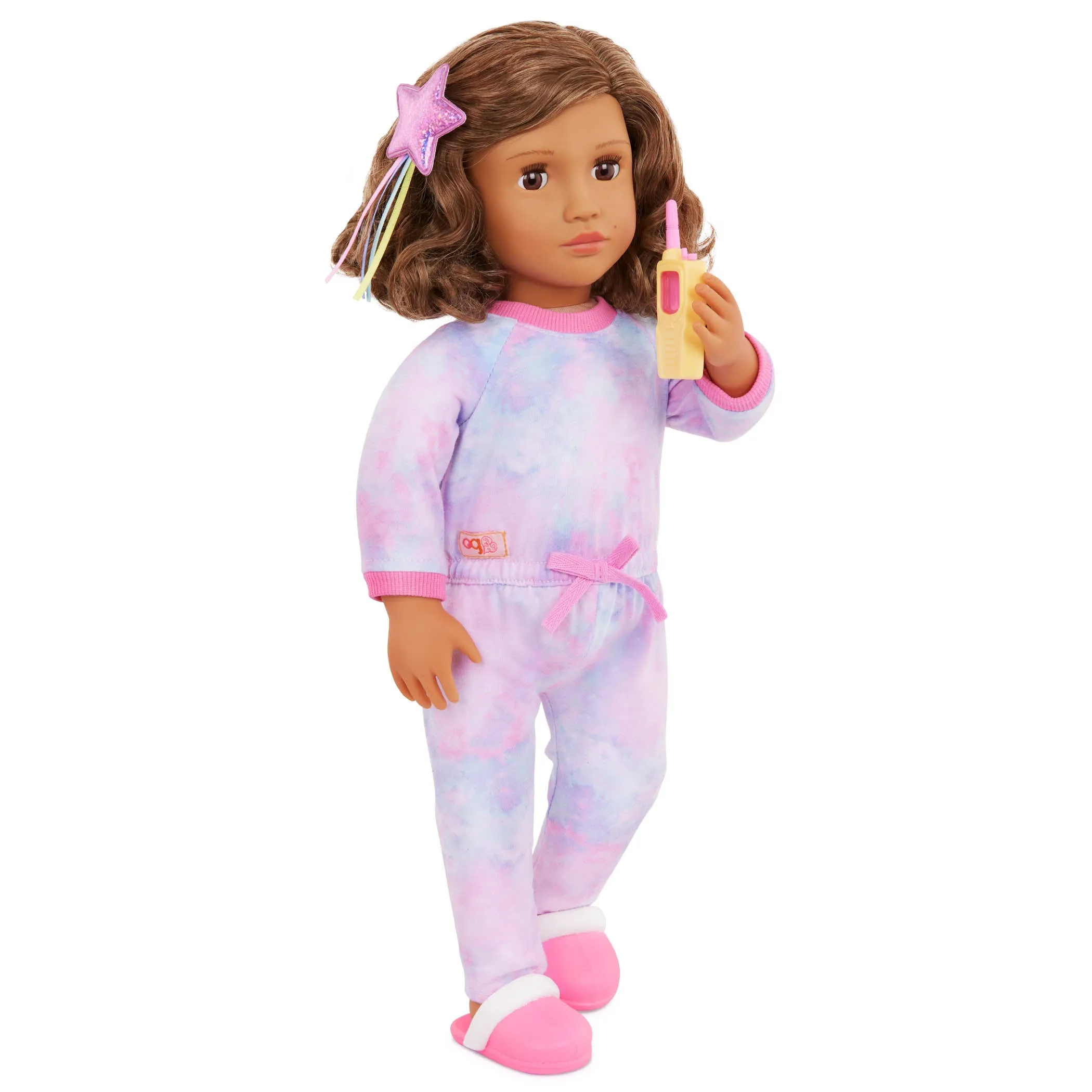 Our Generation 18" Delxue Pajama Doll with Book - Luna