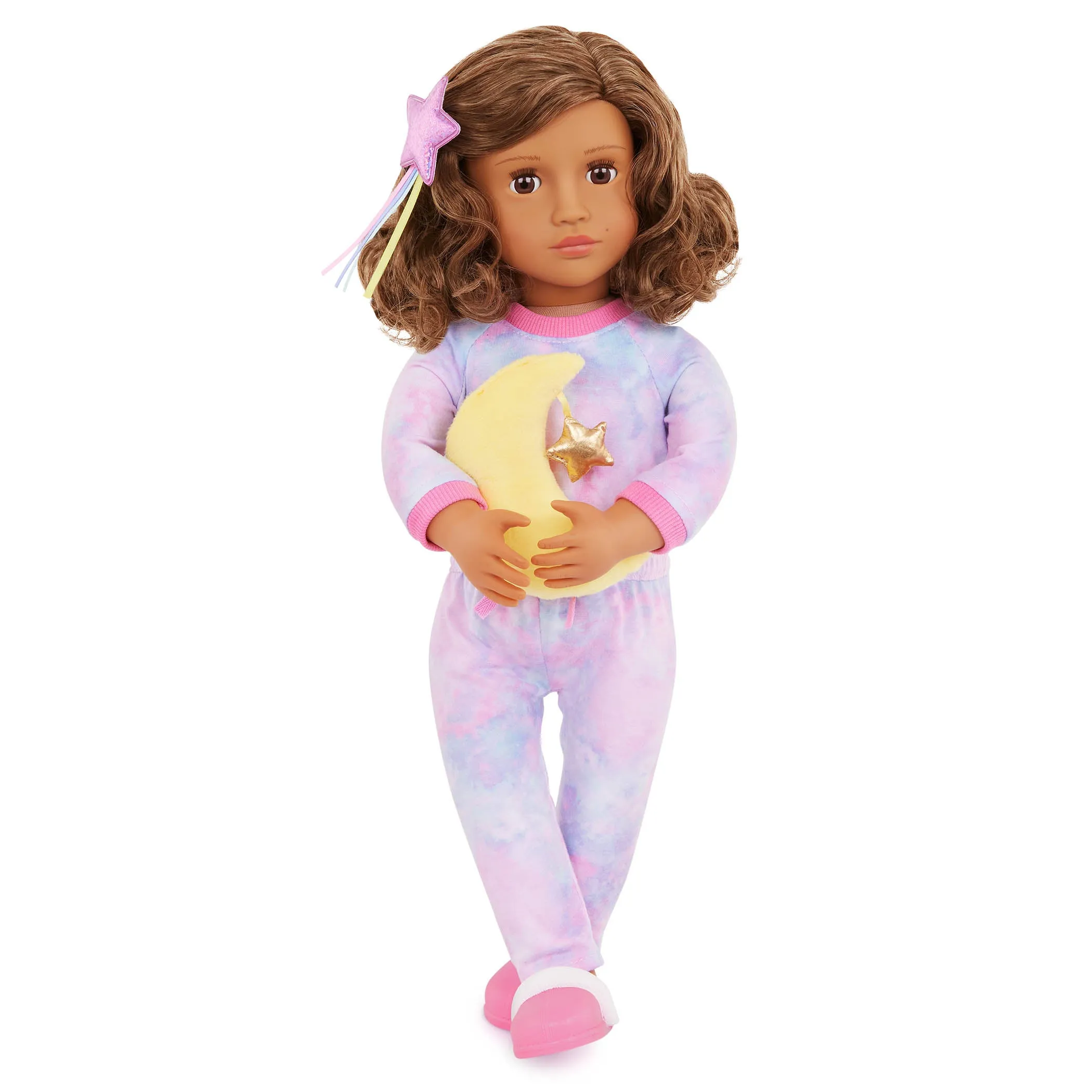 Our Generation 18" Delxue Pajama Doll with Book - Luna