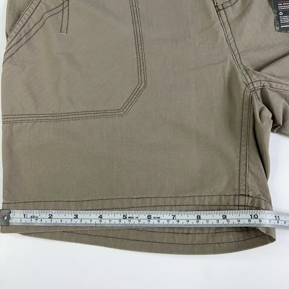 Outdoor Research Womens Wallflower Bermuda Trail Shorts Walnut Windowpane 8 New