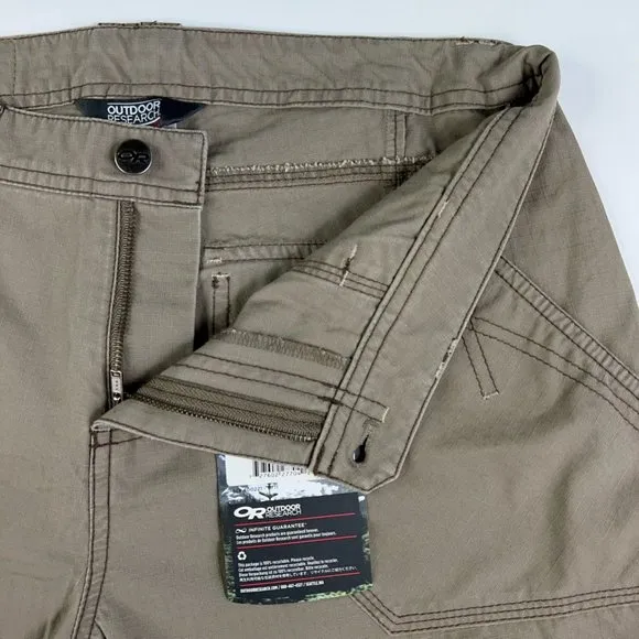 Outdoor Research Womens Wallflower Bermuda Trail Shorts Walnut Windowpane 8 New