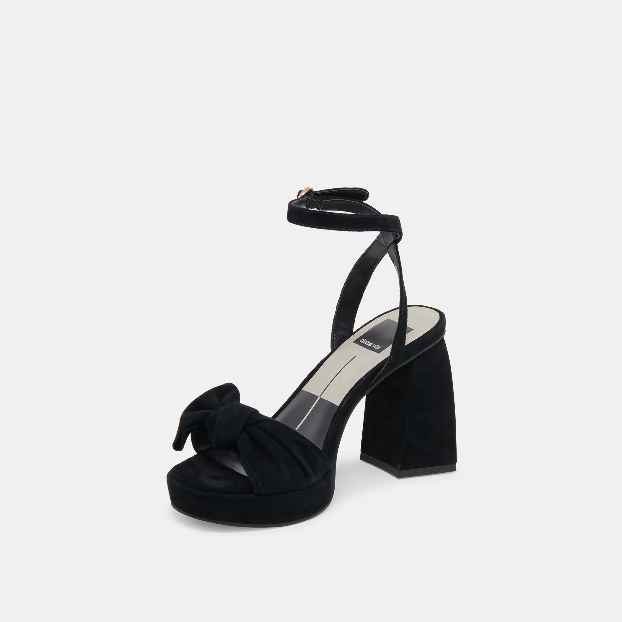 PACIE HEELS ONYX SUEDE