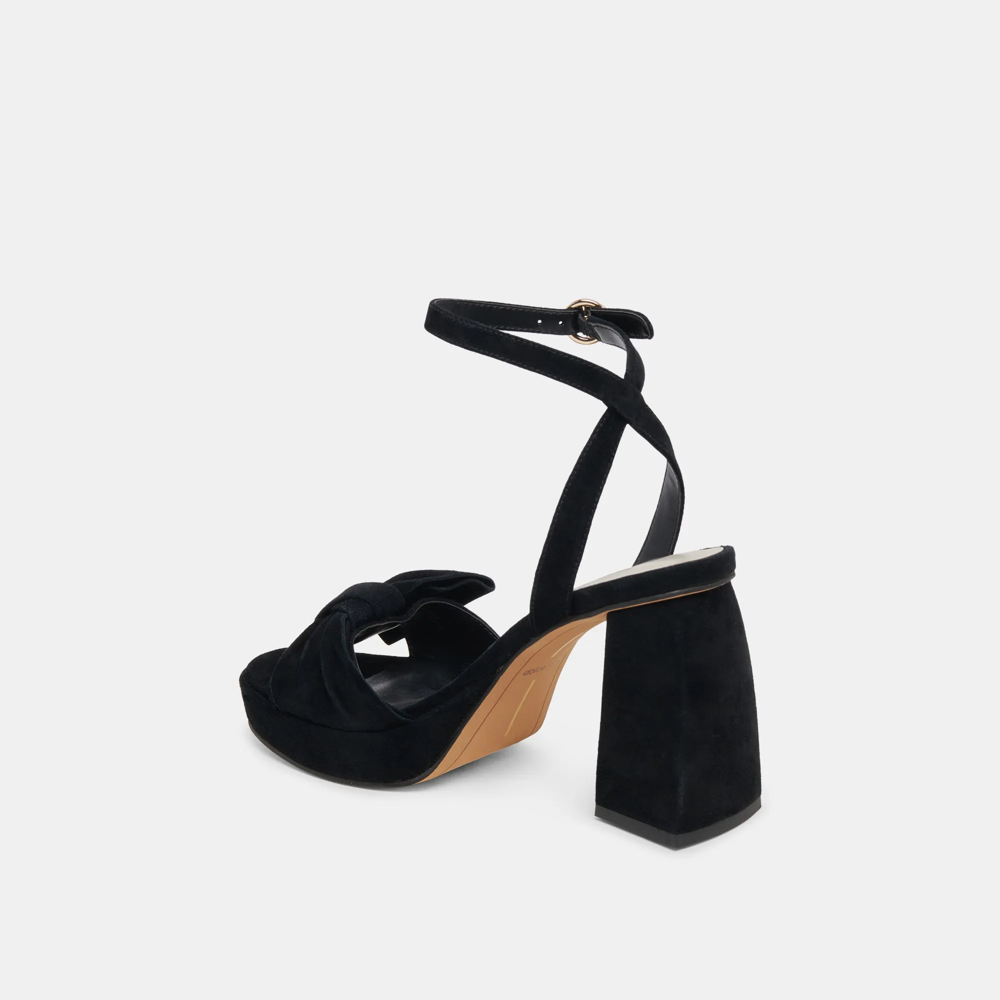 PACIE HEELS ONYX SUEDE