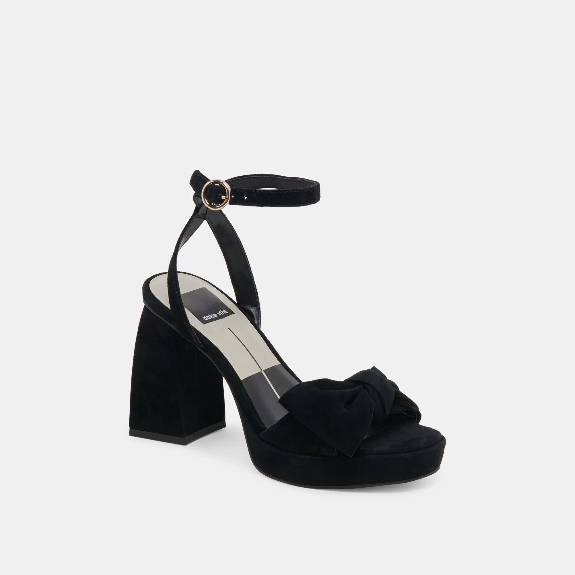 PACIE HEELS ONYX SUEDE
