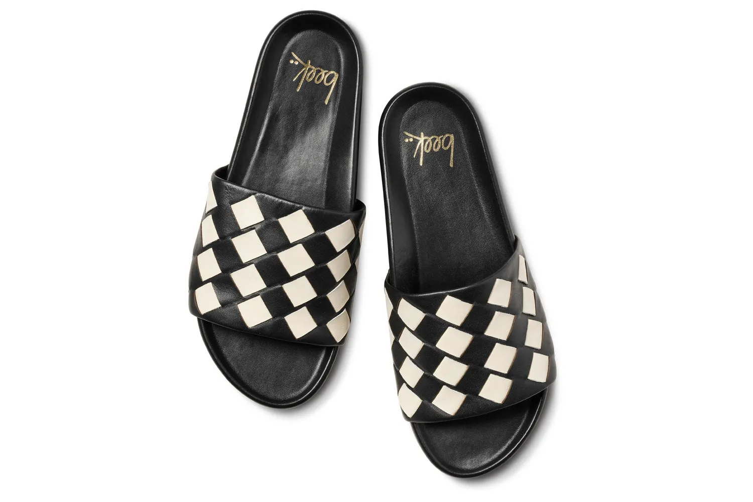 PELICAN WOVEN - Eggshell/Black