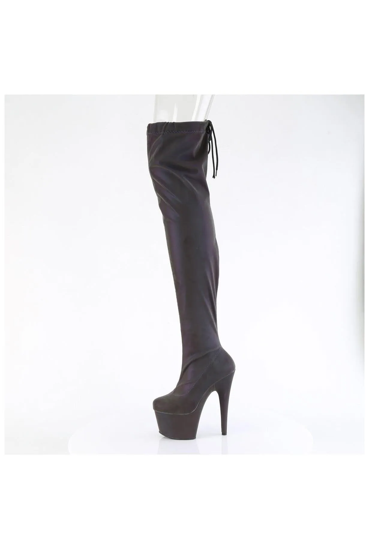 Pleaser ADORE-3008REFL Thigh Boot