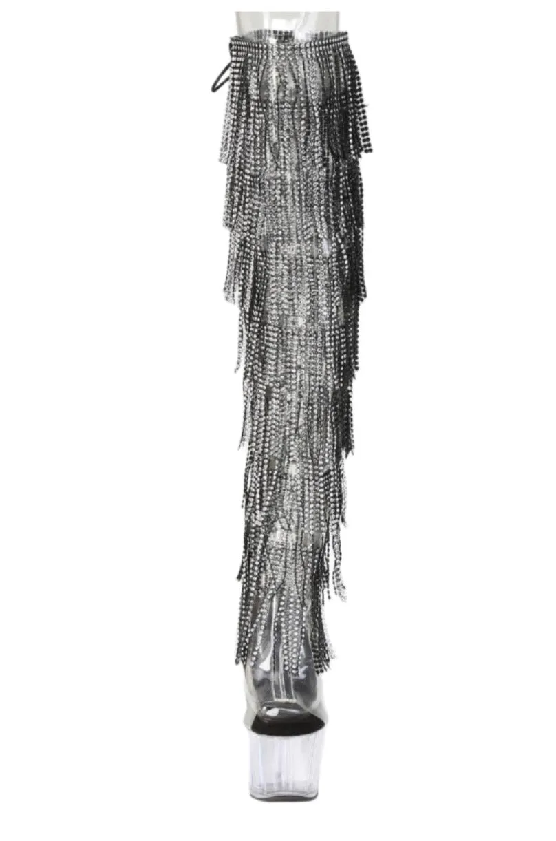 Pleaser ADORE-3019C-RSF Thigh Boot