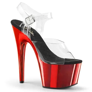Pleaser Adore 708 Red Chrome