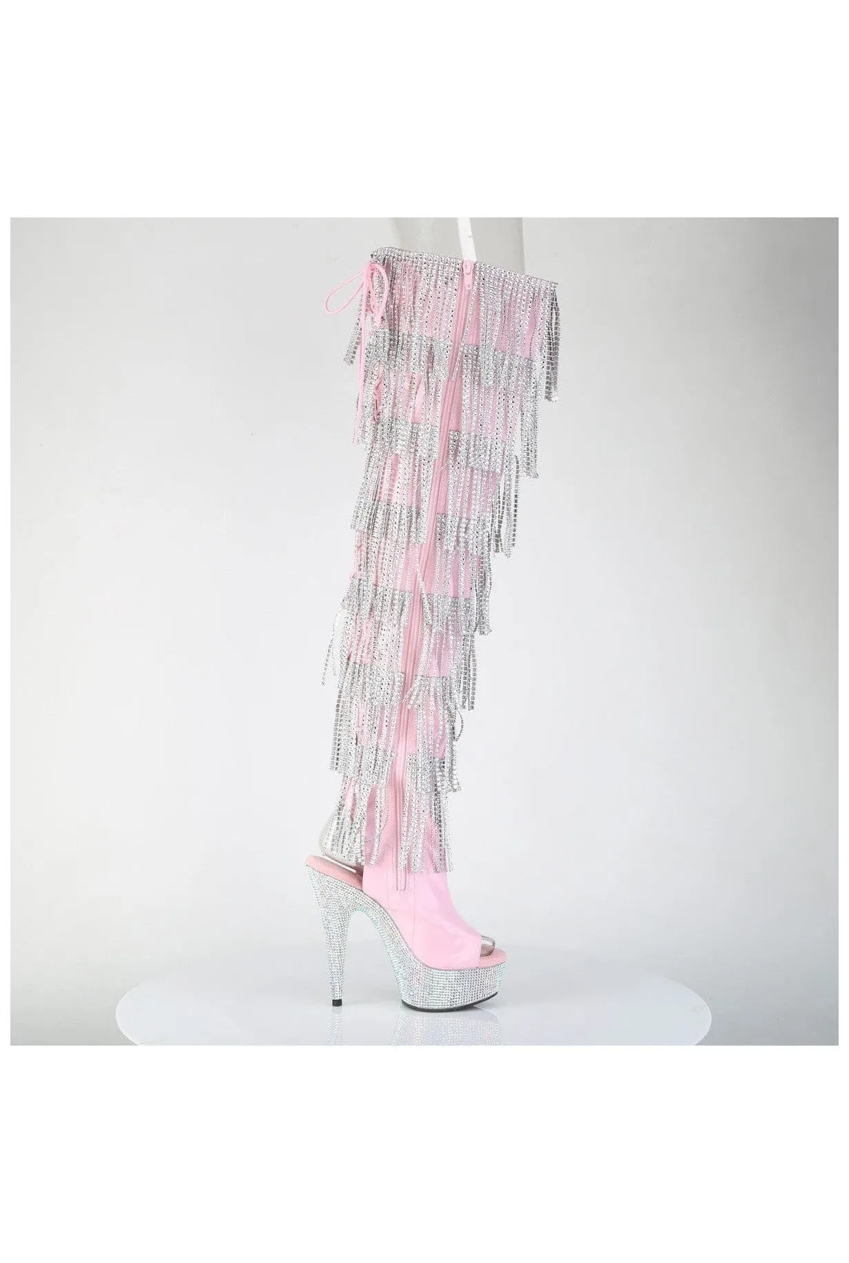 Pleaser BEJEWELED-3017HG-RSF Thigh Boot