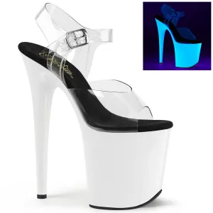 Pleaser Flamingo 808UV White