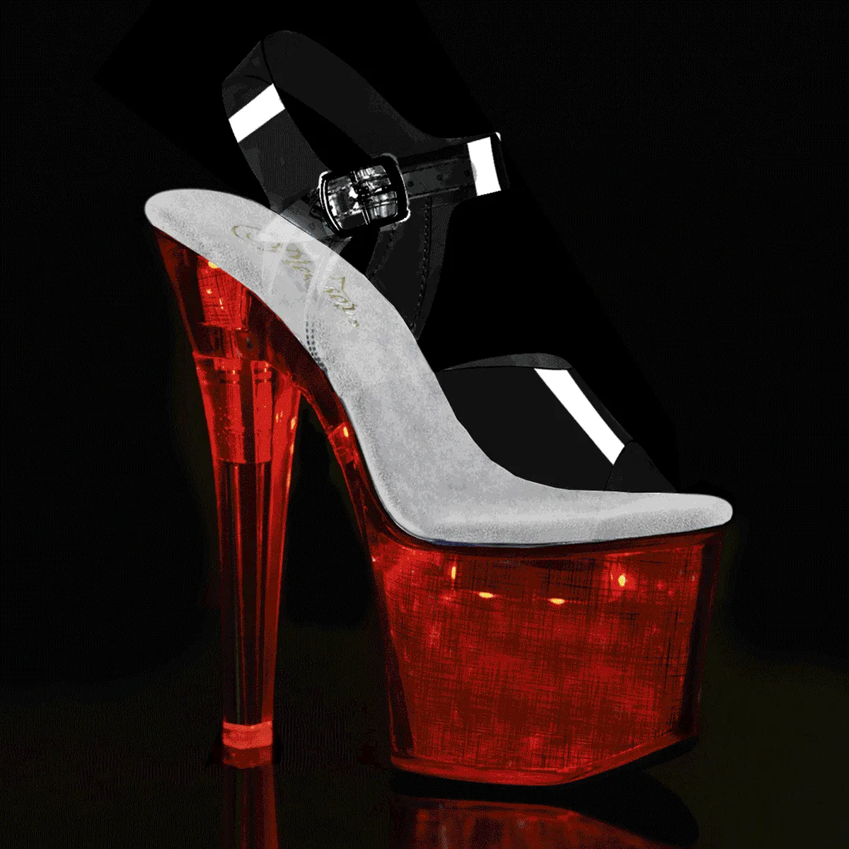 Pleaser Flashdance 708CH Clear