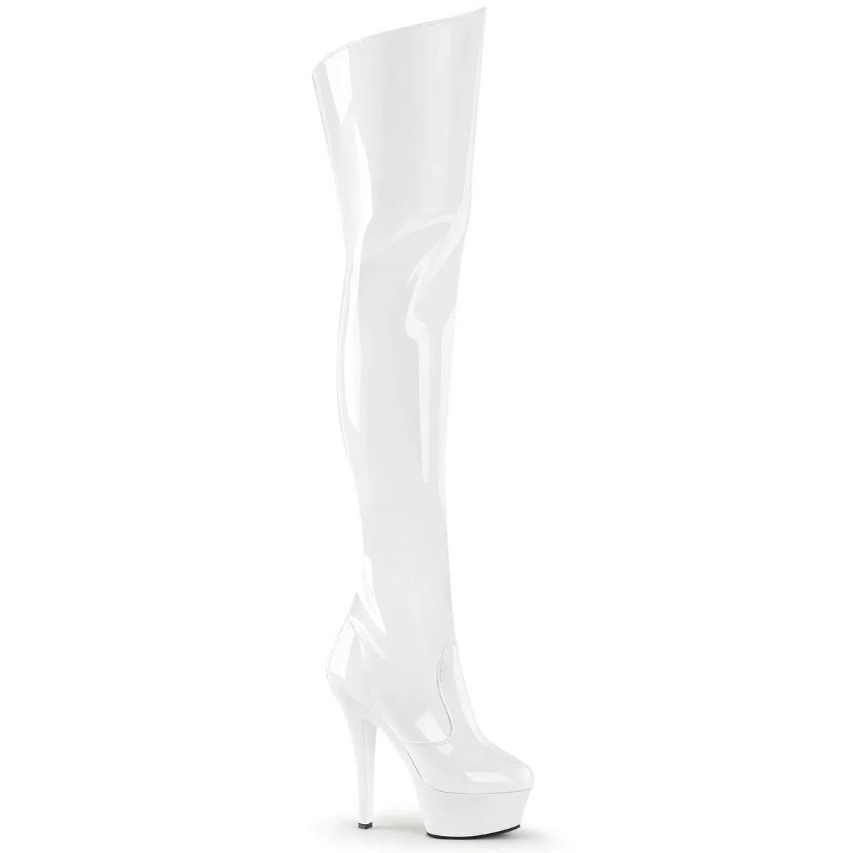 Pleaser Kiss 3010 White