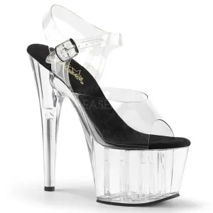 Pleaser | Transparant Peeptoe Sandal