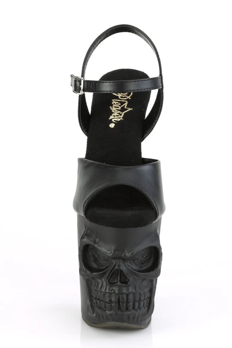 Pleaser USA Rapture-809 8inch Pleaser Stilettos - Matte Black