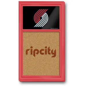 Portland Trail Blazers: Dual Logo - Cork Note Board