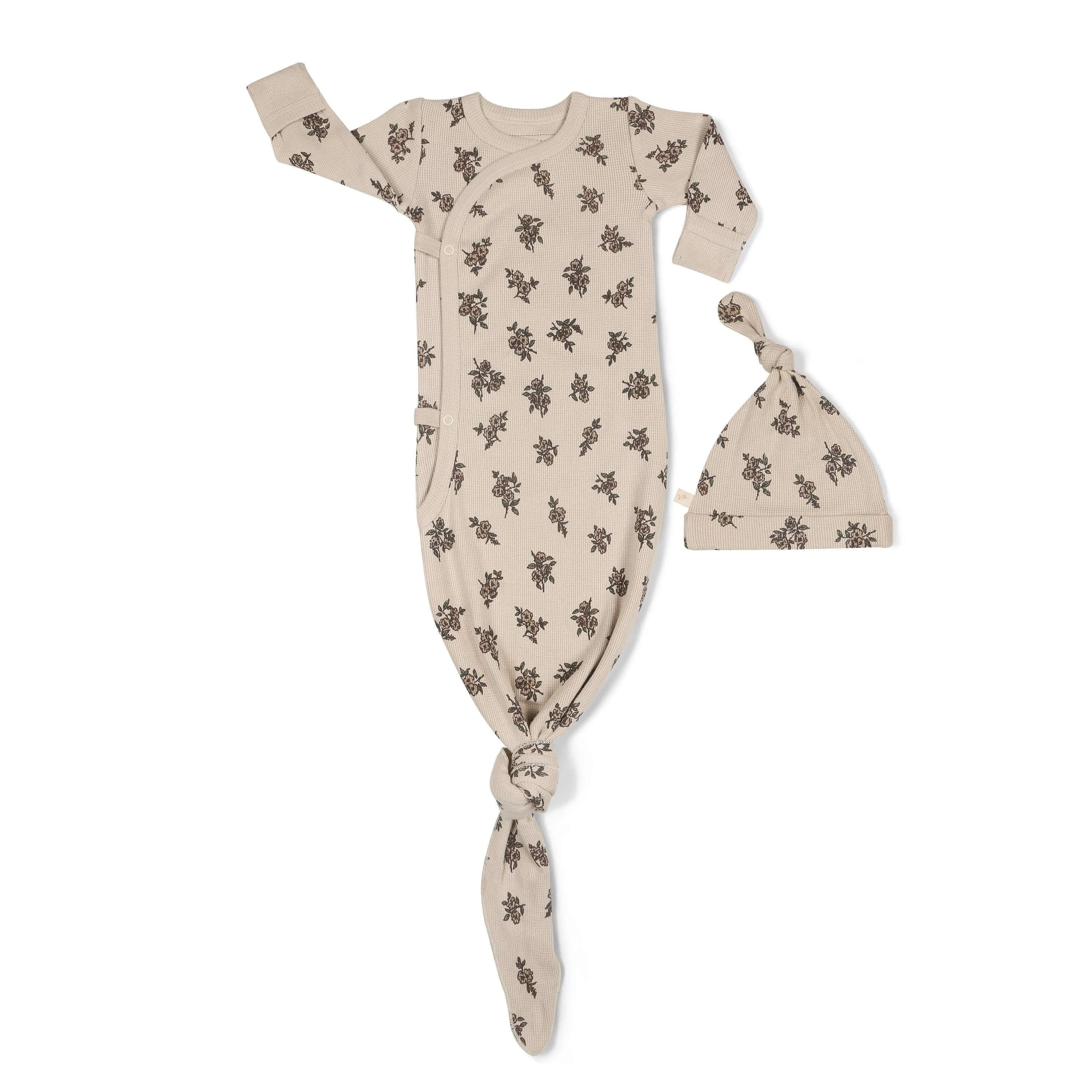 Posy | Organic Kimono Knotted Sleep Gown
