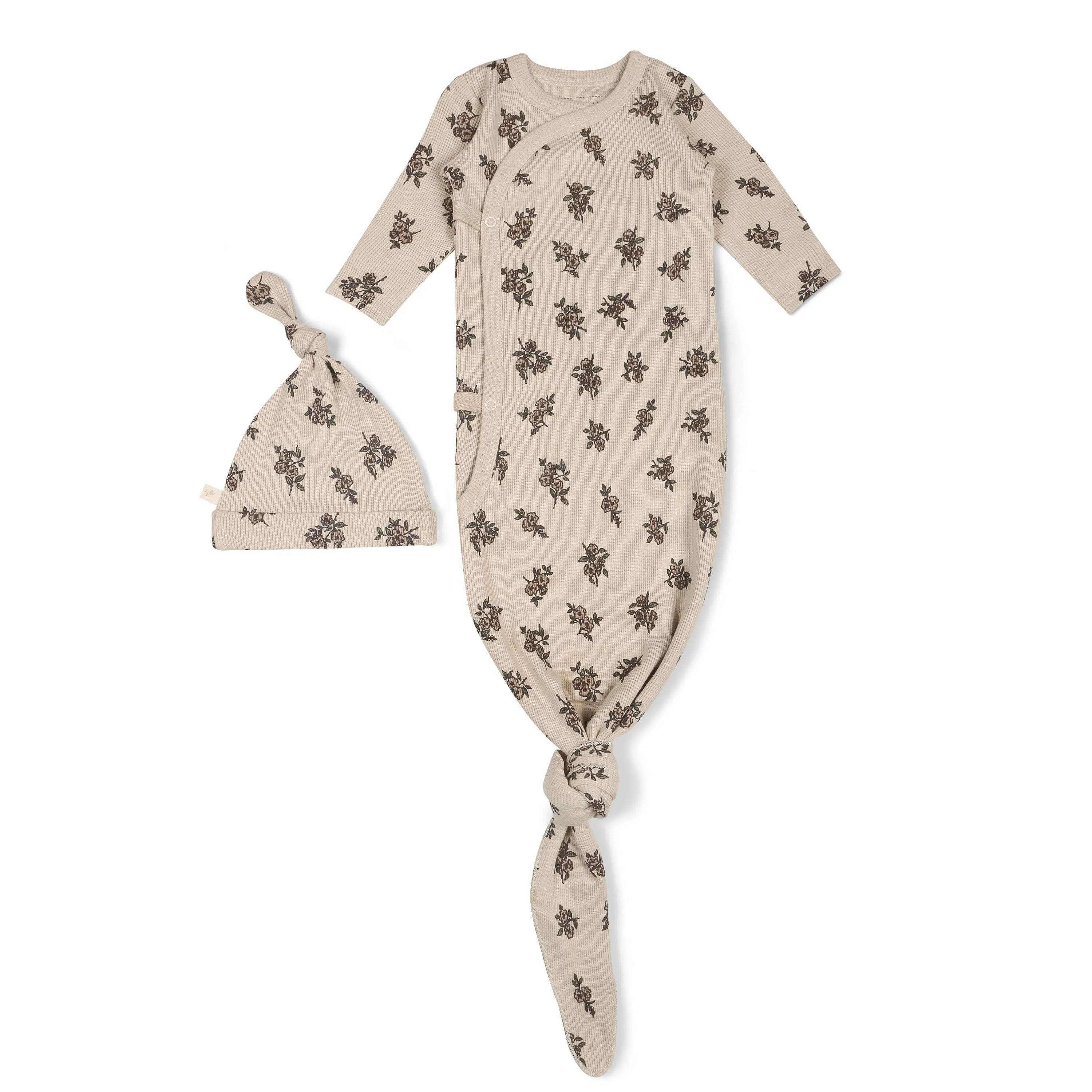 Posy | Organic Kimono Knotted Sleep Gown