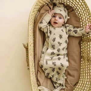 Posy | Organic Kimono Knotted Sleep Gown