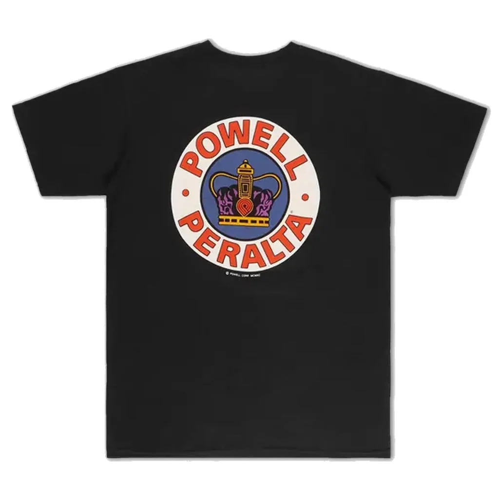 POWELL PERALTA SUPREME TEE - BLACK